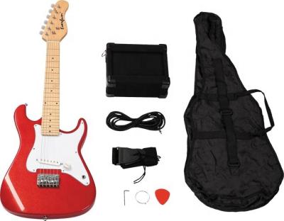 China Hot Selling Basswood 6 String Electric Guitar Kit Electric Guitar Junior Package for sale