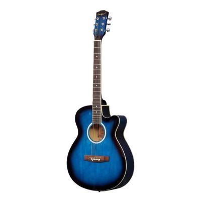 China Custom Brand Cutaway Black Border Acoustic Guitar For Sale Cheap B-2 for sale