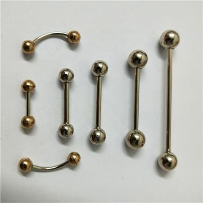 China Beautiful And Durable Metal Round U Shaped Pearl Breastpin Decorative Rotating Open Pearl Brooch for sale