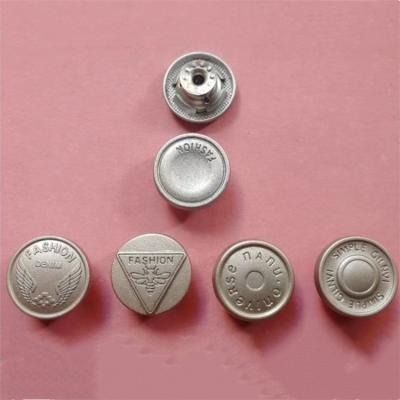 China Washable Black Pearl White Metal Flip Head Buttons Decorative Rivet Coat Jeans Buttons for sale