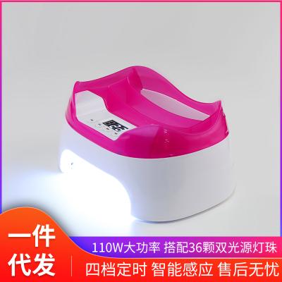 China Economic plastics custom design 36 double light source 110W led uvled nail lamp for sale