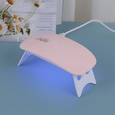 China Easy Portable Double Nail LED Light Source Cordless Rechargeable Beauty Sun Mini Uv Led Nail Curing Curing Lamp for sale