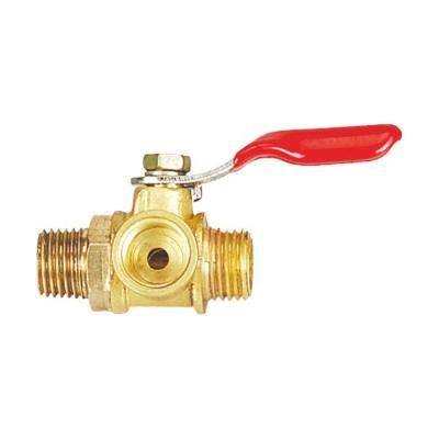 China General High Pressure Long Handle Lockable Copper Ball Valve Supplier for sale