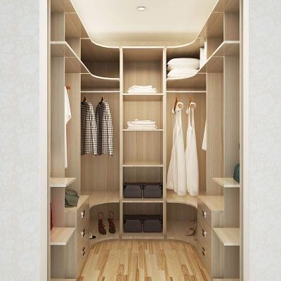 China (Size) OPPEIN Pooja Adjustable High Gloss Wood Sliding Door 3 Wall Furniture Set with Wardrobe. for sale