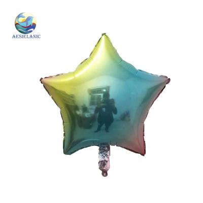 China Cartoon Series Star Shape Foil Mylar Helium Balloon 18