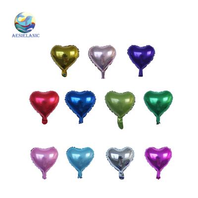 China Heart Series Heart Shape Foil Mylar Balloons 10