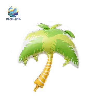 China 3D Coconut Tree Foil Balloon Cartoon Character Balloon Wedding Birthday Party Anniversary Celebration New Year for sale