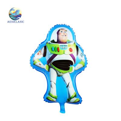 China Toy Story Series Buzz Light Year 3D Foil Balloon Cartoon Character Toy Story Baby Shower Party Decoration Balloon for sale