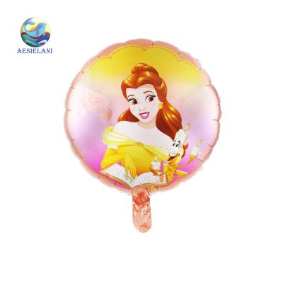 China Princess Themed Party Decorations 18inch Princess Series 18inch Foil Balloons For Princess Girl Birthday Baby Shower for sale