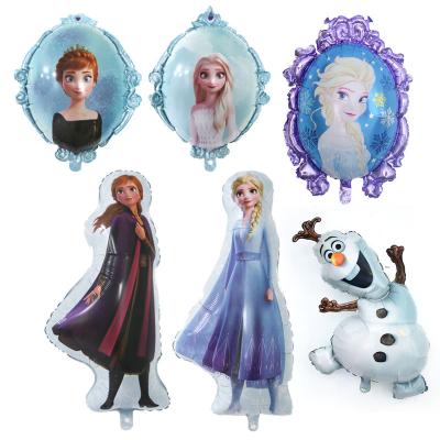 China Gift Elsa Balloons Anna Balloon Birthday Party Decoration and Decoration Frozen Girl Balloons Frozen for sale