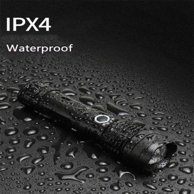 China Bright Aluminum Alloy Waterproof Multifunctional Powerful Rechargeable Led Flashlight for sale