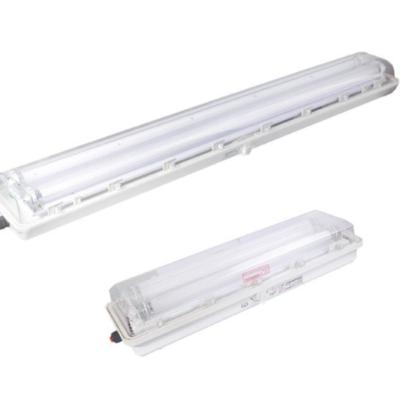 China Petroleum refining lampshade manufacturers directly use polycarbonate injection molding plastic explosion-proof fluorescent light for sale