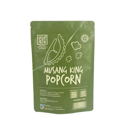 China Longine265 Microwave Mini Sealable Resealable Stand Up Pocket Food Grade Digitally Printed Popcorn Wrapping Paper Bag Moisture Proof for sale