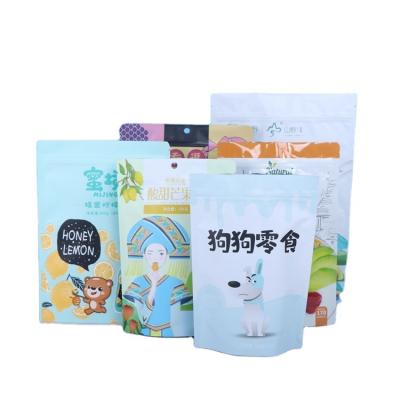 China Longine 236 Moisture Proof Custom Printed Dog Cat Food Packaging Bag Zip Lock Plastic Bag for sale