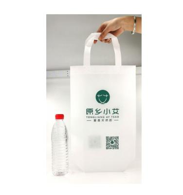 China Gift & Craft Reusable Packaging Store Small Size Shiny Laminated Nonwoven Nonwoven Shopping Bag for sale