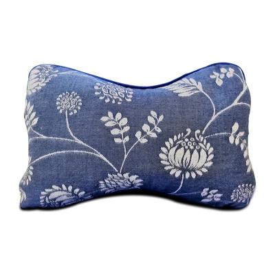 China Relaxed Customize Soft Care Spine Mugwort Neck Pillow Travel Car Cervical Neck Pillow for sale