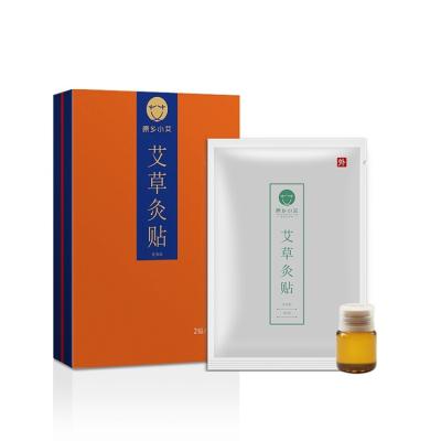 China All Points Hot Regulation Moxibustion Moxibustion Plaster Blood Pressure Relief Wormwood Sticker For Knee for sale