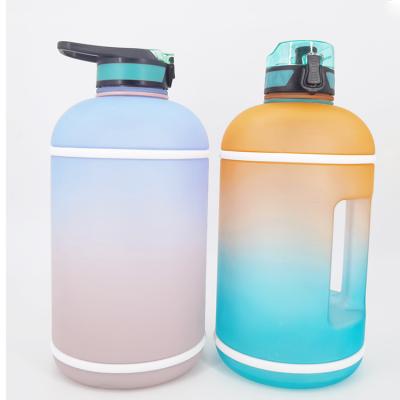 China Durable Sports Plastic Water Bottle Large Capacity Fitness Leak Proof Portable Outdoor Water Bottle for sale