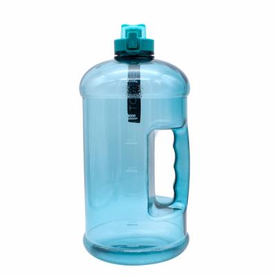 China 1 Gallon Water Jug Sustainable Motivational Leakproof Reusable Large BPA Free 128OZ Water Bottle For Sports for sale