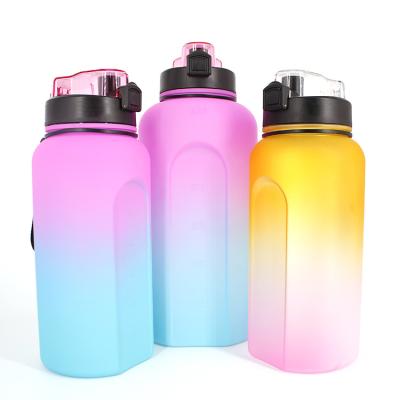 China 2022 New Arrival Large 1 Gallon Petg Gym Water Bottle Sustainable Clear 3.78l Plastic Bottle for sale