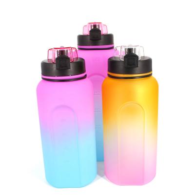 China Sustainable Half Gallon Water Bottle And Plastic Gallon Water Jugs Wholesale 2.2l Candy Colors for sale