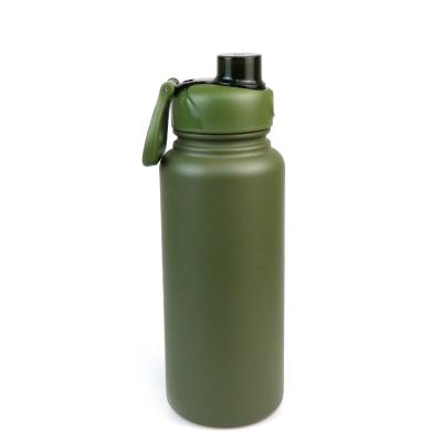 China Durable Water Bottle 1l Wide Mouth Stainless Steel304 Insulated Drinking Bottle Keep Hot And Cold High Quality Sports Pot for sale