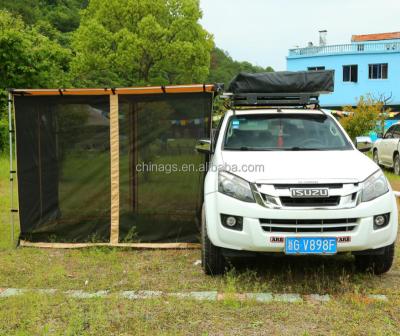 China With 2pcs mesh window tent car roof tent mesh annex room car tent netting annex foxwing for sale