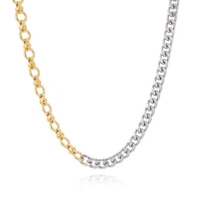 China CLASSIC color american national standard gold unique chain personality exaggerated hip hop style chain necklace for men women unisex for sale