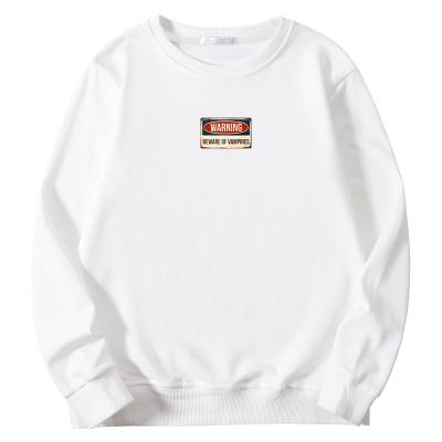 China Autumn Thin Round Neck OEM Anti-pilling Logo Loose Multicolor Printed Terry Casual Sweater for sale