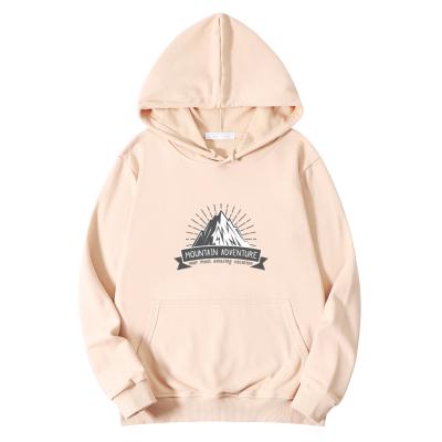 China OEM Spring and Autumn Thin Casual Hooded Loose Sweater Anti-Shrink Multicolor Printed Logo for sale