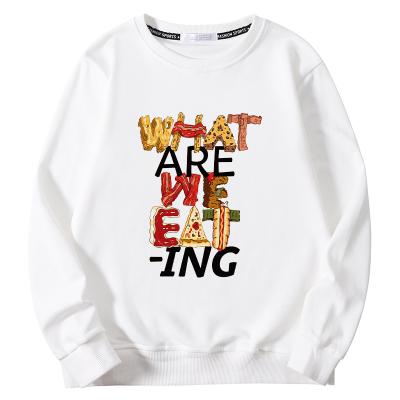 China Trend Anti-Shrink Casual Round Neck OEM Sweatshirt Loose Multicolor Printed Logo for sale