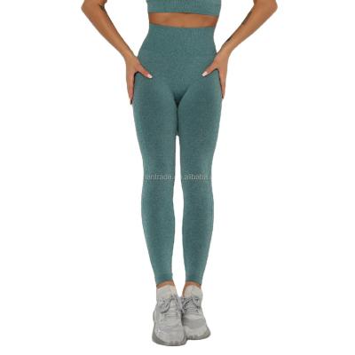 China Yoga Clothing Buttocks Breathable Seamless Moisture Absorption Sweat Se Europe And The United States Yoga Pants Sports Fitness Pants Net Red for sale