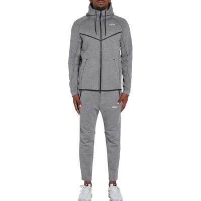 China Wholesale Antibacterial Mens Polyester Two Pieces Custom Made Sportswear Tracksuit For Men for sale