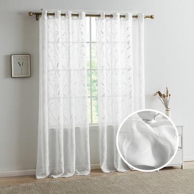 China Sheer And Sheer Curtain Voile Translucdus Factory Sales Voile Fabric Window Curtain Fabric for sale