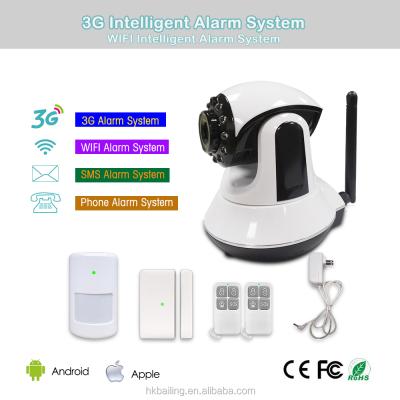 China wifi camera security alarm system home alarm system gsm wifi vandal proof bail alarm system for sale