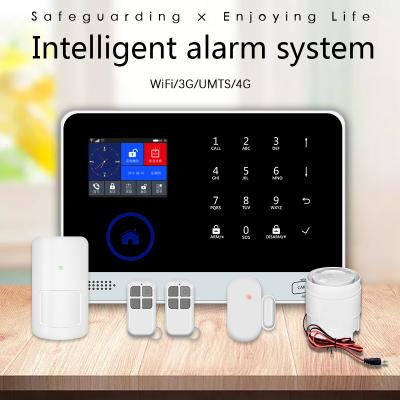 China APP Push 3G GSM WIFI Fire Alarm System Remote Control Smart Home Security Alarm System for sale