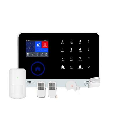 China Home/Office/Shop/Store/Indoor/Warehouse/Supermarket Smart Home Alarm System Security Smoke System Fire Alarm Low Price 3G GSM WIFI Security For at home/office for sale