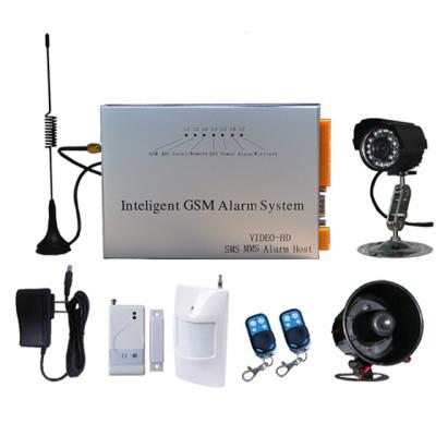 China Hot sale industry use gsm wireless surveillance/gprs MMS camera smart alarm system with auto dialer waterproof alarm system for sale