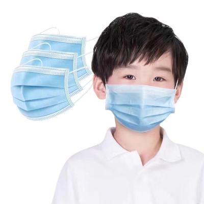 China Disposable High Quality Non-woven Face Mask Comfortable Fit Toddler Kids 3Ply Face Mask for sale