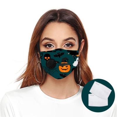 China Adjustable nose piece ship in 3 daysDesigner Christmas Halloween face makers with pm filter wholesale party face masker for sale