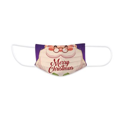 China New Christmas Disposable Breathability maskss printing masker three-layer protective maskss for sale