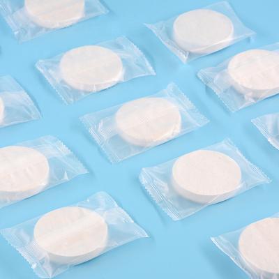 China Travel Compressed Disposable Compressed Towel Facial Towel Increase Compressed Cotton Towel Round for sale