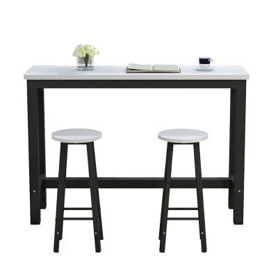 China Modern Home White Rectangular Dining Metal Bar Coffee Table For Sale for sale