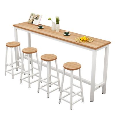 China Easy Assembly Counter Height Bar Table Set Dinner Bar Dining Table Set For Kitchen Dining Room Home Furniture for sale