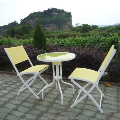 China Wholesale Modern Colorful Set Garden Balcony Restaurant Set Metal Bistro Sets Furniture For Small Patio for sale