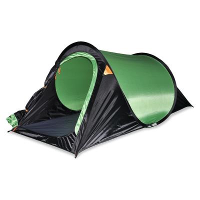 China 2 Man Cheap Black Waterproof Custom Fiberglass Automatic Pop Up Camping Tent for sale