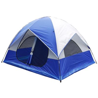 China Fiberglass OEM Wholesale 2 Room Camping Tent 6 Person for sale