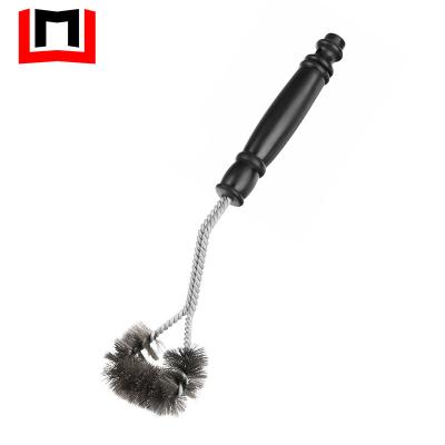 China Easily Cleaned Deep Cleaning Grill Brush Handle BBQ Grill Brush Cleaner Plastic Grill Brush Hot Selling for sale