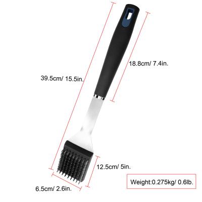 China Easily Cleaned BBQ Grillling Tools Outdoor Barbecue Cleaning Stainless Steel Grill Brush for sale