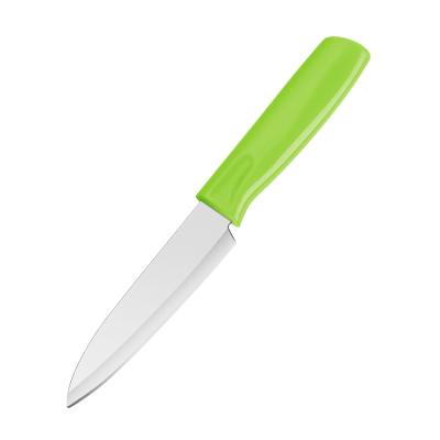 China Disposable Plastic Handle Stainless Steel Fruit Knife Set Paring Knife Paring Knife Set Vegetable Cutter for sale